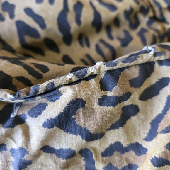 Rare Vintage Ralph Lauren Aragon King Comforter Animal Print Bold Leopard Glam - Picture 7 of 10